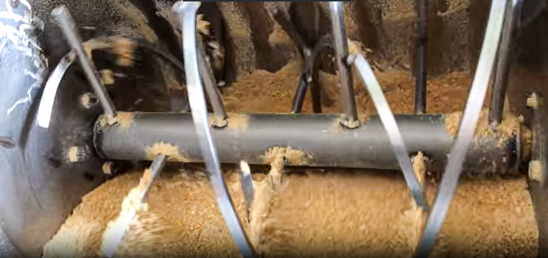 میکسر مسدود شده با مواد خوراک دام